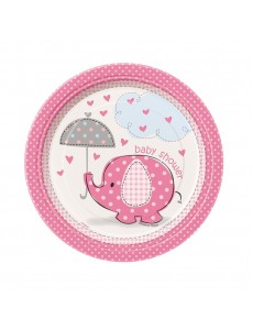 Pratos Elefante Baby Shower